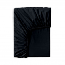Простыня на резинке в детскую кроватку 60х120 см сатин BLACK Cosas
