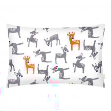 Дитяча наволочка COSAS BAMBI Ранфорс 40х60 см Сірий