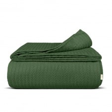 Плед-покривало косичка COSAS 200х220 см Agave Knitted Braid Агава