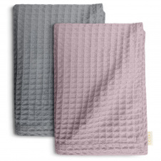 Вафельні рушники COSAS Terra Greek Waffle Графітово-ліловий 2 шт