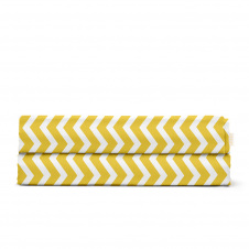 Простыня полуторная 155х240 см YELLOW ZIGZAG CS2 COSAS Золотистый