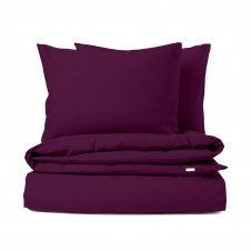 Евро постель без простыни Dark Cherry COSAS Марсала 200х220 см