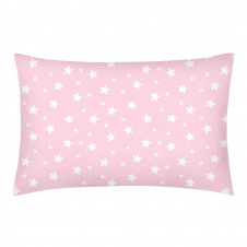 Євро наволочка COSAS ROSY STARFALL Ранфорс 50х70 см Рожевий