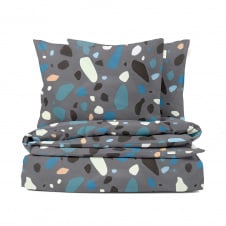 Полуторная постель без простыни GEMSTONES Cosas серый 160х220 см