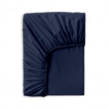 Простыня на резинке в детскую кроватку 60х120 см сатин BLUE Cosas