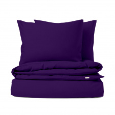 Евро постель без простыни Dark Plum COSAS Фиолетовый 200х220 см