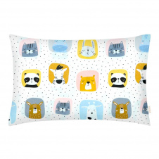 Дитяча наволочка COSAS COLOR ANIMALS Ранфорс 40х60 см Білий