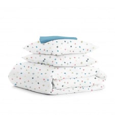 Сімейний комплект постільної білизни COSAS Color BLOTS CS5 2х160х220 см Різнокольоровий