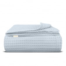 Покрывало 240х260 Skyey Greek Waffle COSAS голубой