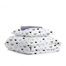 Подростковое постельное белье CROWN COSAS Голубой 155х215 см