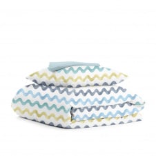 Дитяча постільна білизна Color Wave COSAS Блакитний 110х140 см