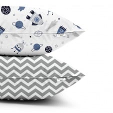 Набір наволочок COSAS WHITE SPACE 40х60 см Сірий