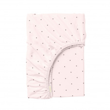 Простирадло на резинці 80х160 см MINI DOTS CS4 COSAS Рожевий