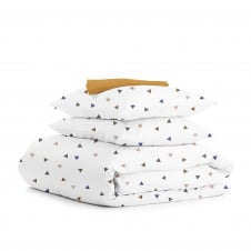 Семейный комплект постельного белья Delta COSAS Белый 2х160х220 см