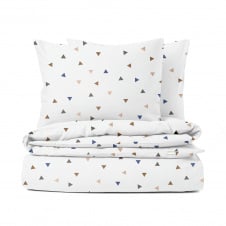 Полутораспальный комплект без простыни COSAS DELTA COLOR Ранфорс 160х220 см Белый