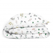 Детский пододеяльник COSAS WILDFLOWERS Ранфорс 110х140 см Белый