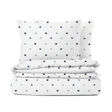 Полуторная постель без простыни Love COSAS Белый 160х220 см