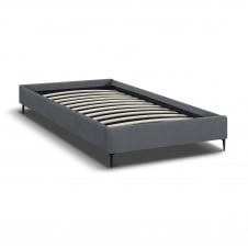 Ліжко односпальне COSAS Kiwi Lava 90х200 см Антрацит