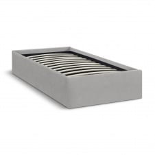 Ліжко односпальне COSAS Papaya Rocky 90х200 см Сірий