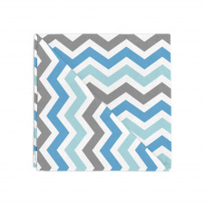 Набор салфеток COSAS GREY BLUE ZIGZAG Ранфорс 35х35 см 4 шт.
