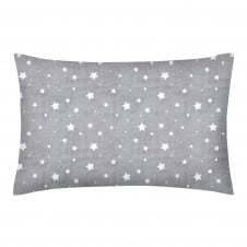 Дитяча наволочка COSAS STARFALL Ранфорс 40х60 см Сірий