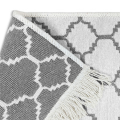 Ковер хлопковый Cosas ETHNIC CS3 60х90 см Серый Ковель