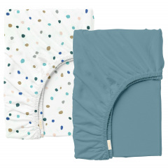 Набор Простыня на резинке 90х200 см 2 шт DREAM Cosas Разноцветный Борисполь