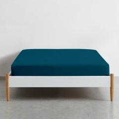 Набір простирадло на резинці 160х200 см 2 шт AUTUMN Cosas Коричнево-смарагдовий Дубно