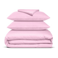 Евро постельное белье сатин BUBBLE Cosas розовый 200х220 см Киев