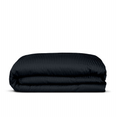 Двуспальная постель сатин с простыней на резинке ONYX Cosas черный 180х220 см Сумы