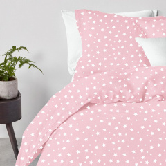 Евро постельное белье Rose Starfall COSAS розовый 200х220 см Новое