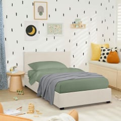 Ліжко односпальне COSAS Mango Silk 90х200 см Магнолія Петрове