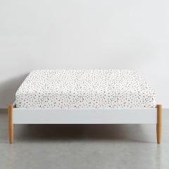 Простирадло на резинці в дитяче ліжечко 60х120 см COLOR DOTS Cosas Веселе