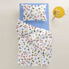 Подростковая постель с простыней на резинке COSAS Happy Birds CS5 160х220 см Разноцветный Жмеринка