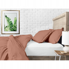 Євро наволочка COSAS COPPER Ранфорс 50х70 см Корал Київ