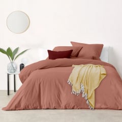 Плед бавовняний COSAS TWISTY 200х230 см CS2 Жовтий Березне