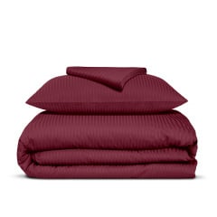 Подростковое постельное белье сатин SANGRIA Cosas Бордовый 160х220 см Первомайск