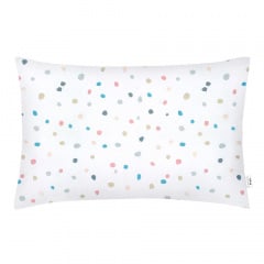 Полуторна постіль з простирадлом на гумці COSAS Color Blots Cs1 160х220 см Різнокольоровий Київ
