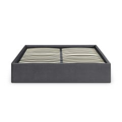 Ліжко двоспальне COSAS Papaya Smoky 180х200 см Графіт Кременець