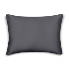 Подростковая постель сатин с простыней на резинке SMOKY Cosas Антрацит 160х220 см Южноукраинск