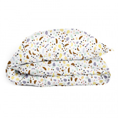 Підліткова постіль з простирадлом на гумці COLORFUL STONES CS3 COSAS Бежевий 160х220 см Березне