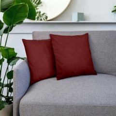 Наволочка 50х50 см Deco RUBY COSAS Бордо Королево