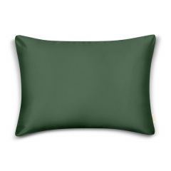 Подростковая постель сатин с простыней на резинке GREEN Cosas Зеленый 160х220 см Первомайск