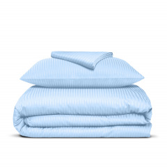 Підліткова постільна білизна сатин MAYA Cosas Блакитний 160х220 см Веселе