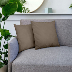 Наволочка COSAS Deco MOUSSE 40х40 см Шоколад Новое