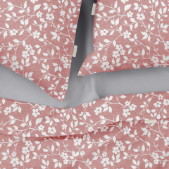 Набір наволочок COSAS ROSE FLOWERS Ранфорс 50х70 см Червоний Братське