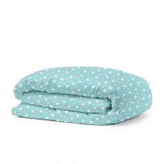 Полутораспальный комплект на резинке COSAS MINT STARFALL CS1 Ранфорс 160х220 см Мятный Петрово