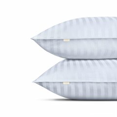 Двоспальна постільна білизна сатин PORCELAIN Cosas Білий 180х220 см Петрове