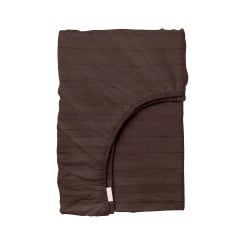 Дитяча постільна білизна сатин у ліжечко WALNUT Cosas Шоколад 110х140 см Свеса