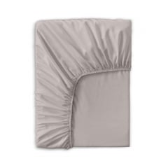 Подростковая постель сатин с простыней на резинке IVORY Cosas Кварц 160х220 см Южноукраинск